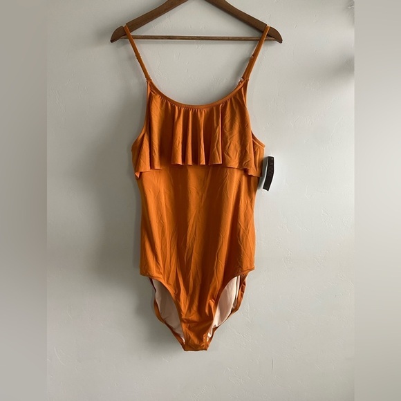 Garnet Hill - Copper Full Piece Swimsuit - Picture 1 of 10